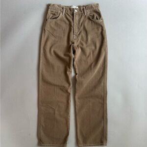 Reformation brown jeans